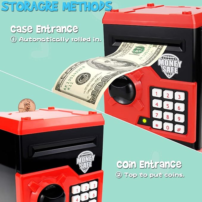 ELECTRONIC PIGGY BANK FOR SAVING MONEY