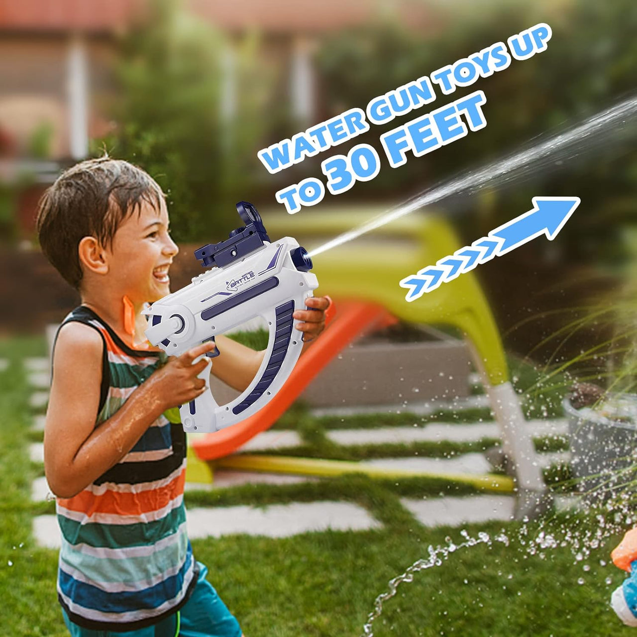 LONG RANGE ELECTRIC SPACE  WATER GUN FOR KIDS