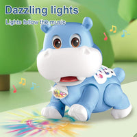 Thumbnail for ELECTRIC ROCKING HIPPO CRAWLING TOY
