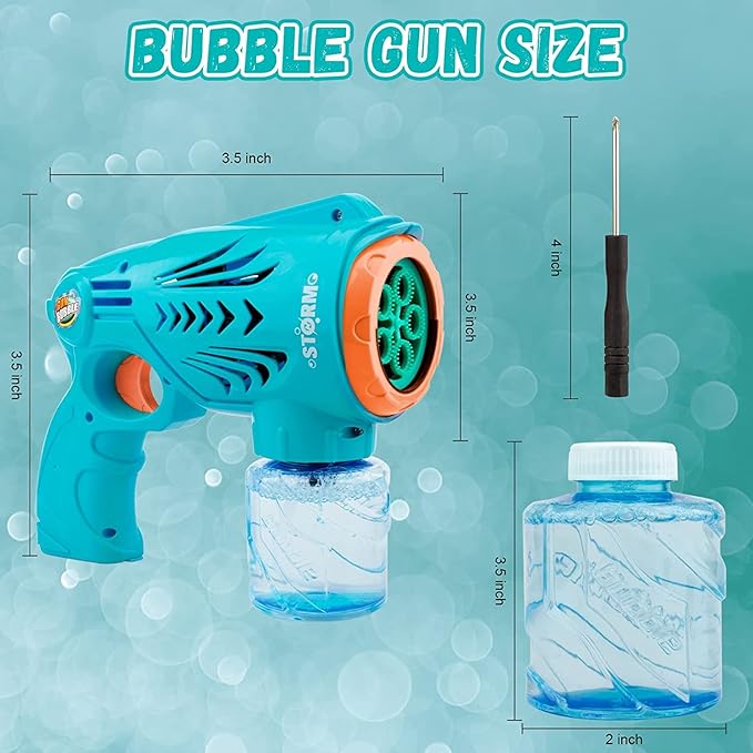 AUTOMATIC BUBBLE GUN TOY