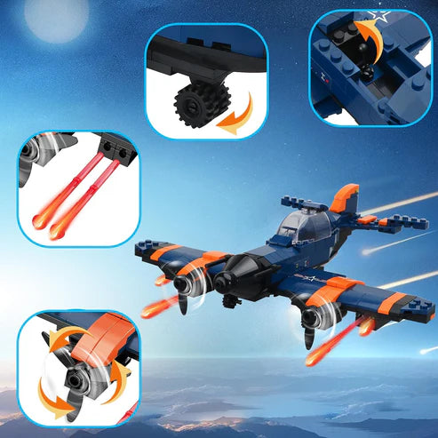 3 IN 1 COGO MAN CREATOR JET PLANE TO HELICOPTER