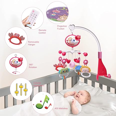 HANGING MUSICAL BABY RATLLE