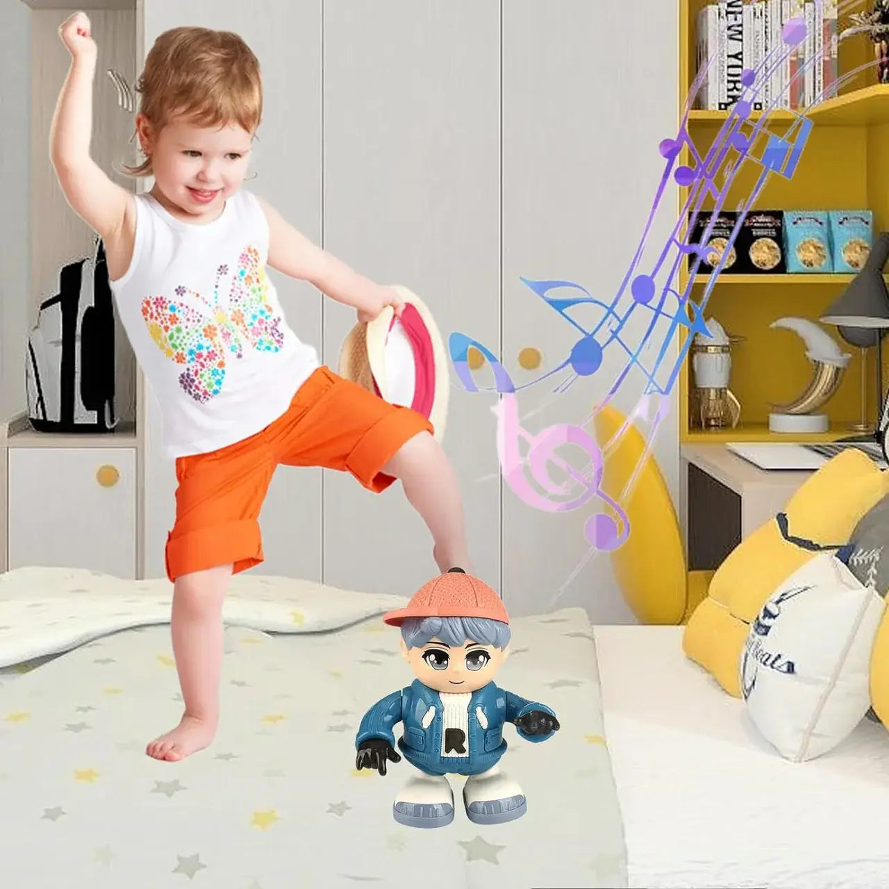 ELECTRIC DANCING BOY ROBOT WITH LIGHT & MUSIC