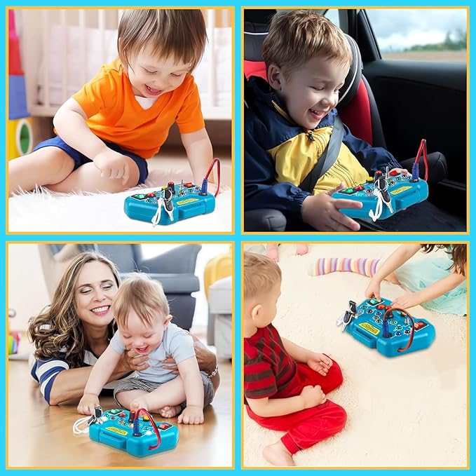 MONTESSORI HANDLE AND BUSY BOARD TOY