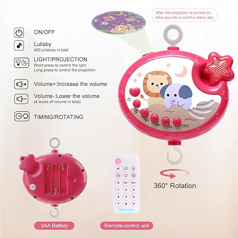HANGING MUSICAL BABY RATLLE