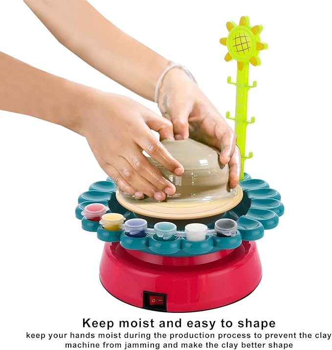 DIY SUNFLOWER POTTERY MACHINE