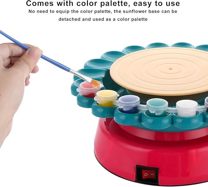 DIY SUNFLOWER POTTERY MACHINE