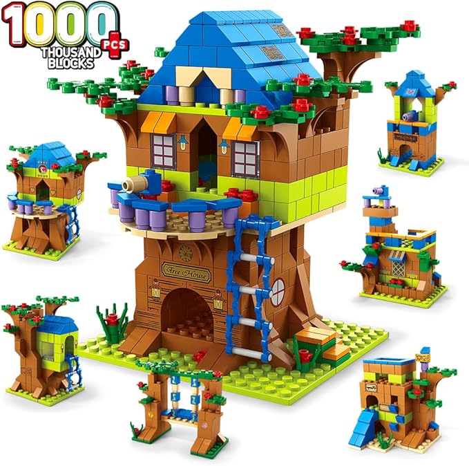 DIY 6 IN 1 TREE HOUSE BUILDING BLOCK