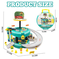 Thumbnail for TIRE RAIL CAR TRACK SET