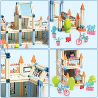 Thumbnail for 3D PRINCESS CASTLE VILLA DOLL HOUSE BUILDING - 233PCS