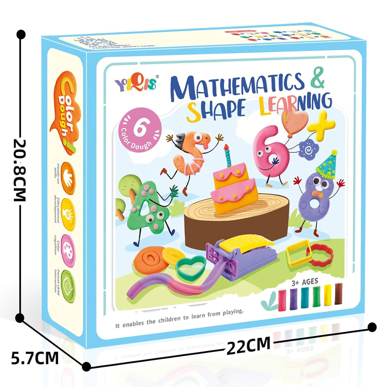 MATHEMATIC & SHAPE LEARNING DOUGH PLAY SET