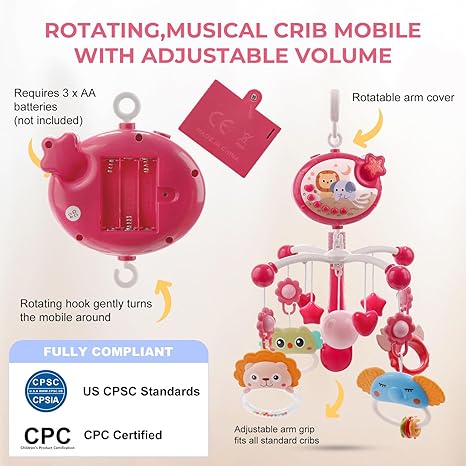 HANGING MUSICAL BABY RATLLE