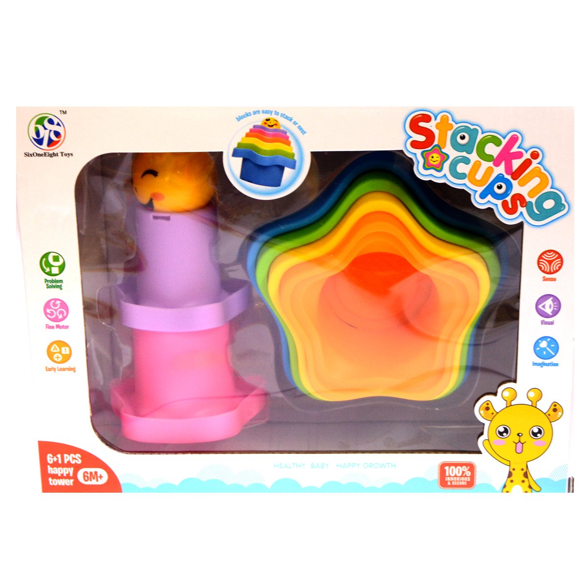 SUNNY STACKING CUPS FOR BABIES