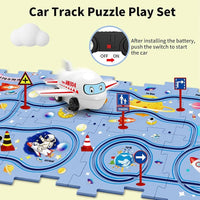 Thumbnail for 4 in 1 Puzzle Racer™ Assembling Track Railway Car