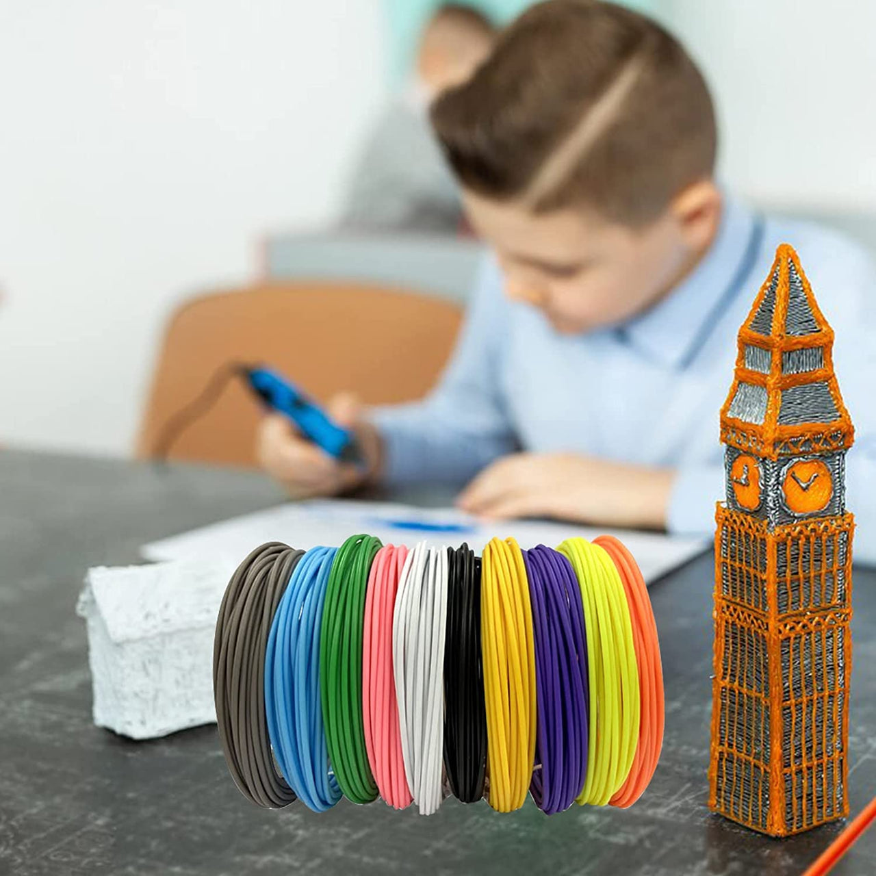 DIY 3D PRINTING DOODLE PEN FILAMENTS ( PACK OF 10 )