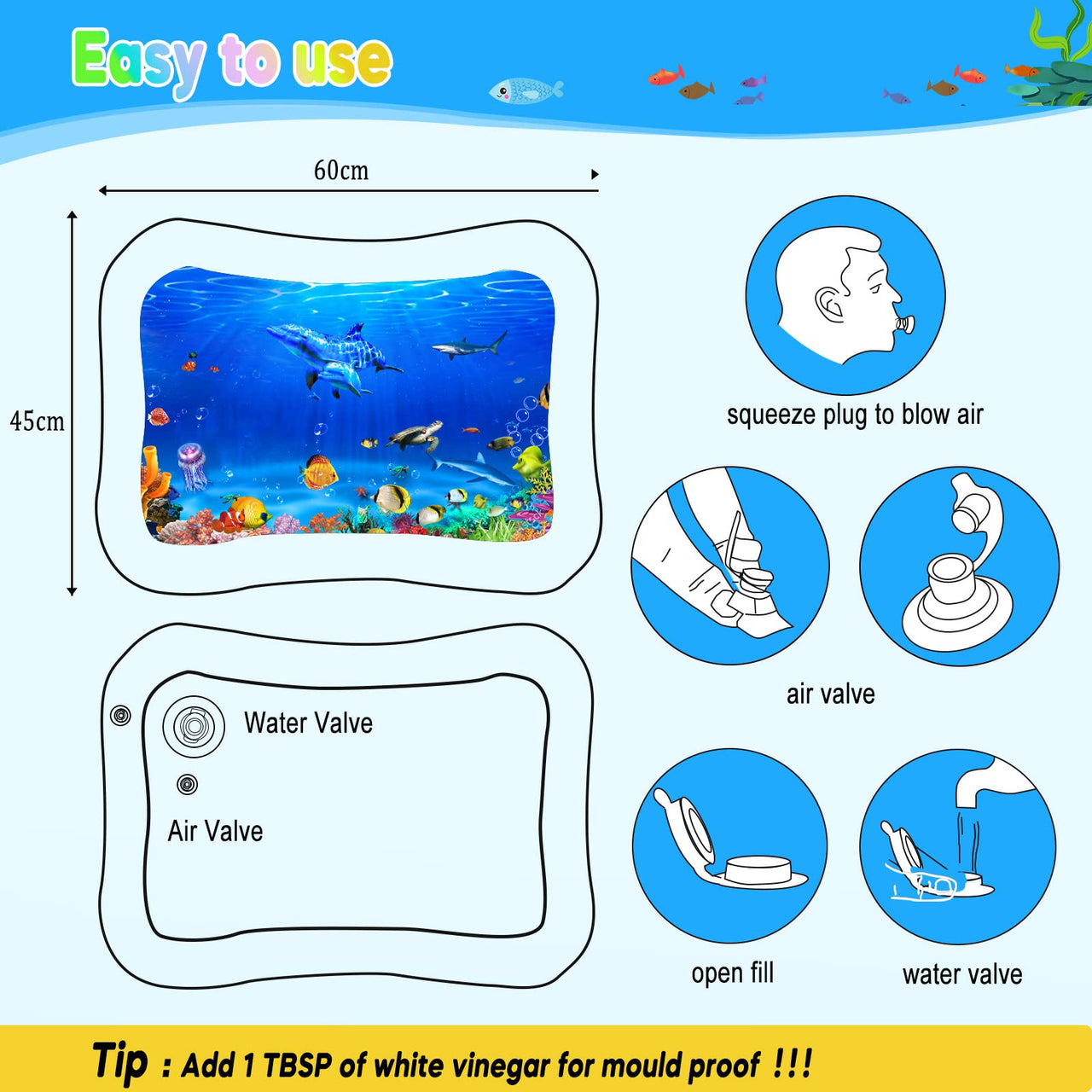 BABY WATER CRAWLING PLAY MAT