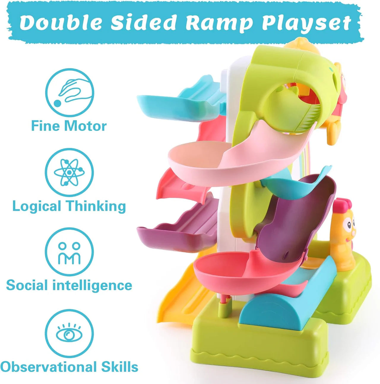 ROLLER COASTER LEARNING TOY WITH MUSIC