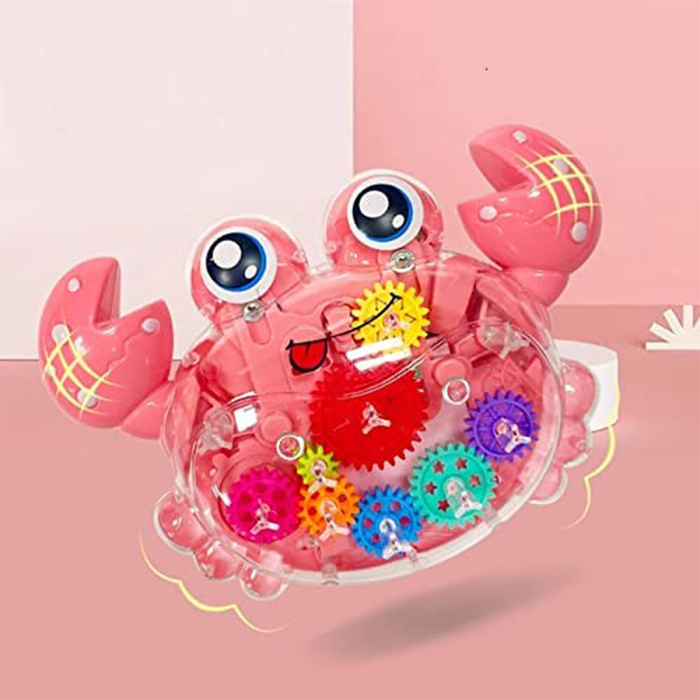 TRANSPARENT FUNNY CRAB WITH MUSIC