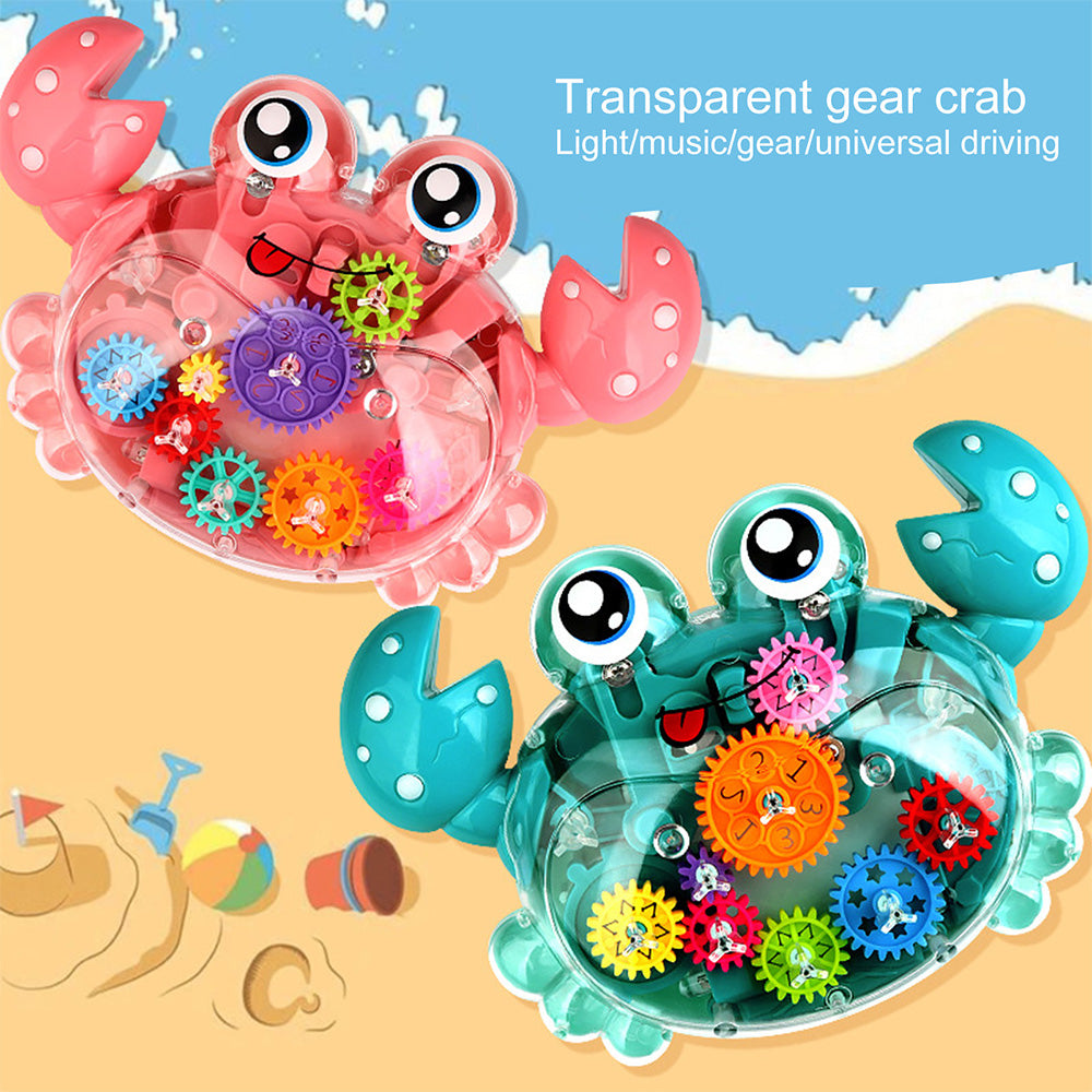 TRANSPARENT FUNNY CRAB WITH MUSIC