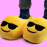 Thumbnail for COOL EMOJI PLUSHY SLIPPERS