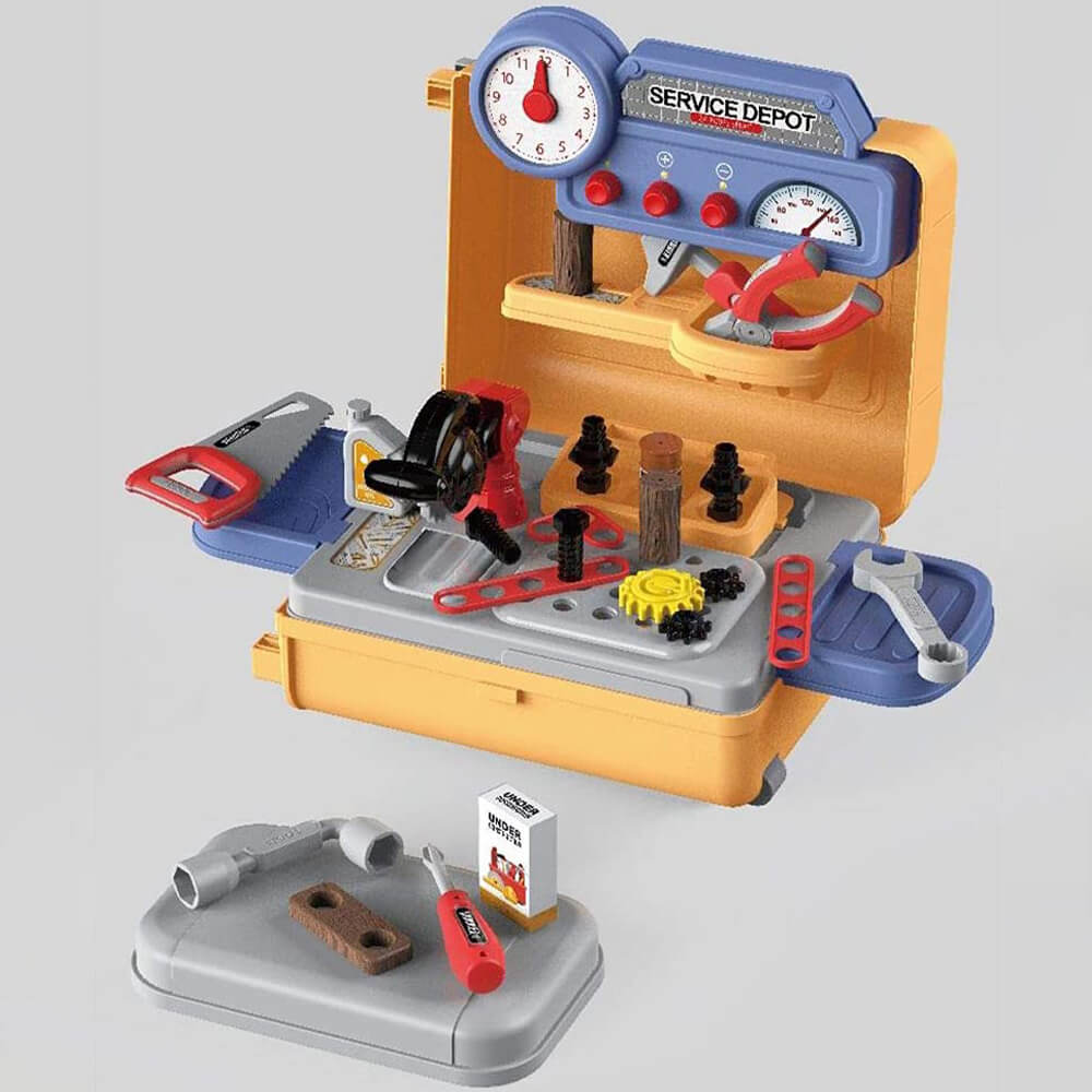 4 IN 1 CARPENTER ENGINEER ROLE-PLAY SUITCASE