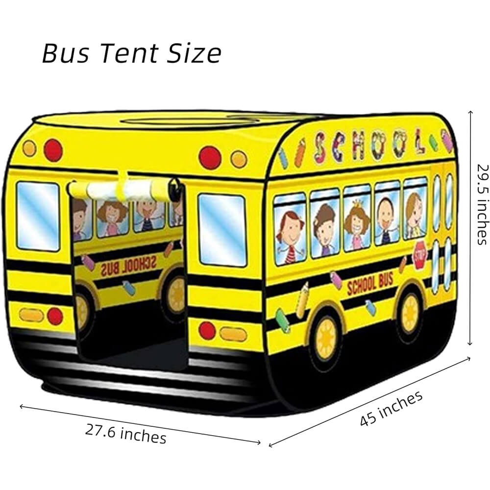 SCHOOL BUS TENT HOUSE FOR KIDS