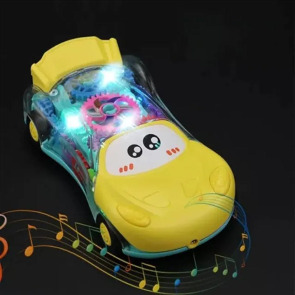 TRANSPARENT CAR PHONE WITH LIGHT AND MUSIC
