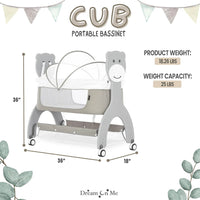 Thumbnail for NEWBORN BABY CRADLE WITH CUTE BEAR DESIGN