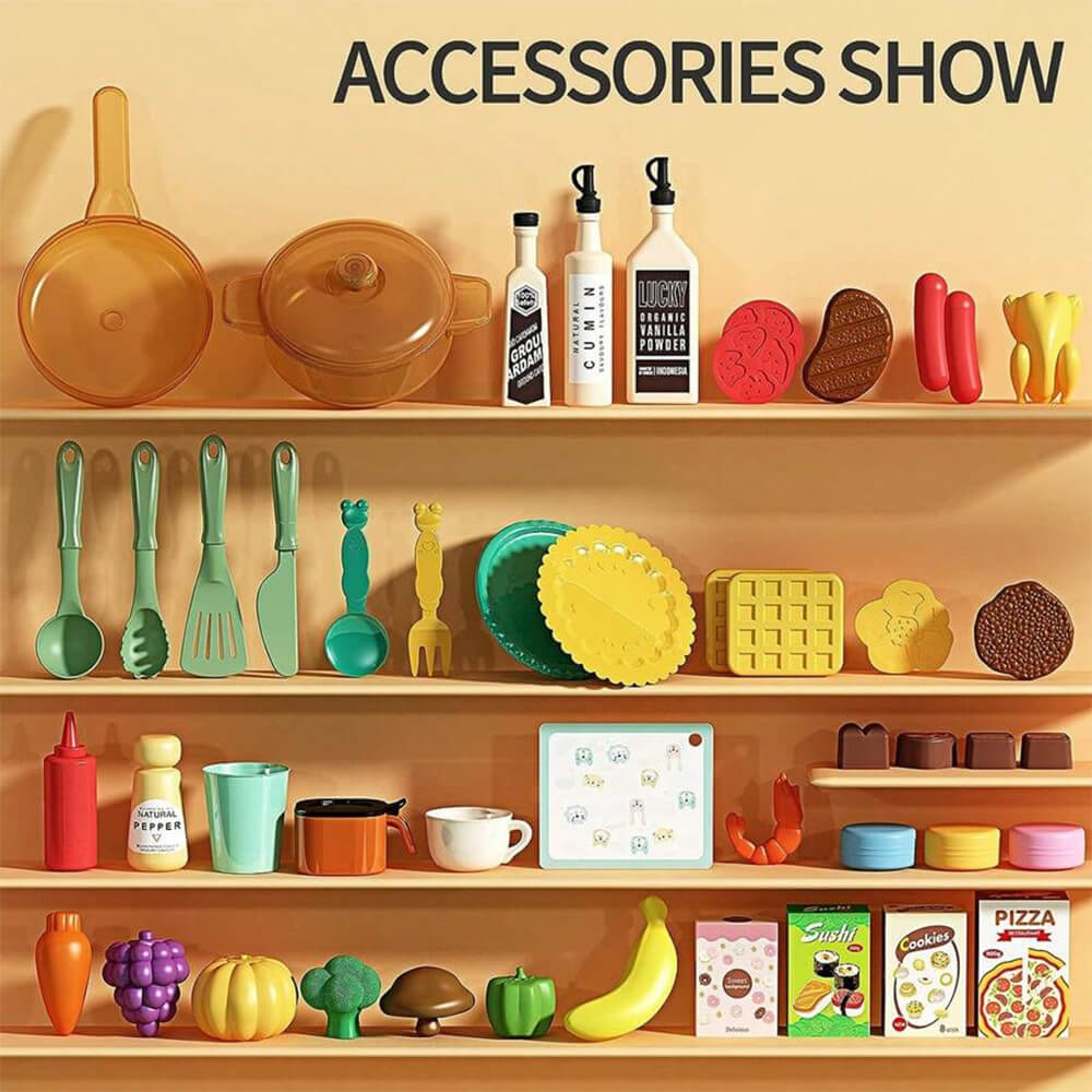 REALISTIC SPRAYS EASY TO ASSEMBLE KITCHEN SET - 48 PCS