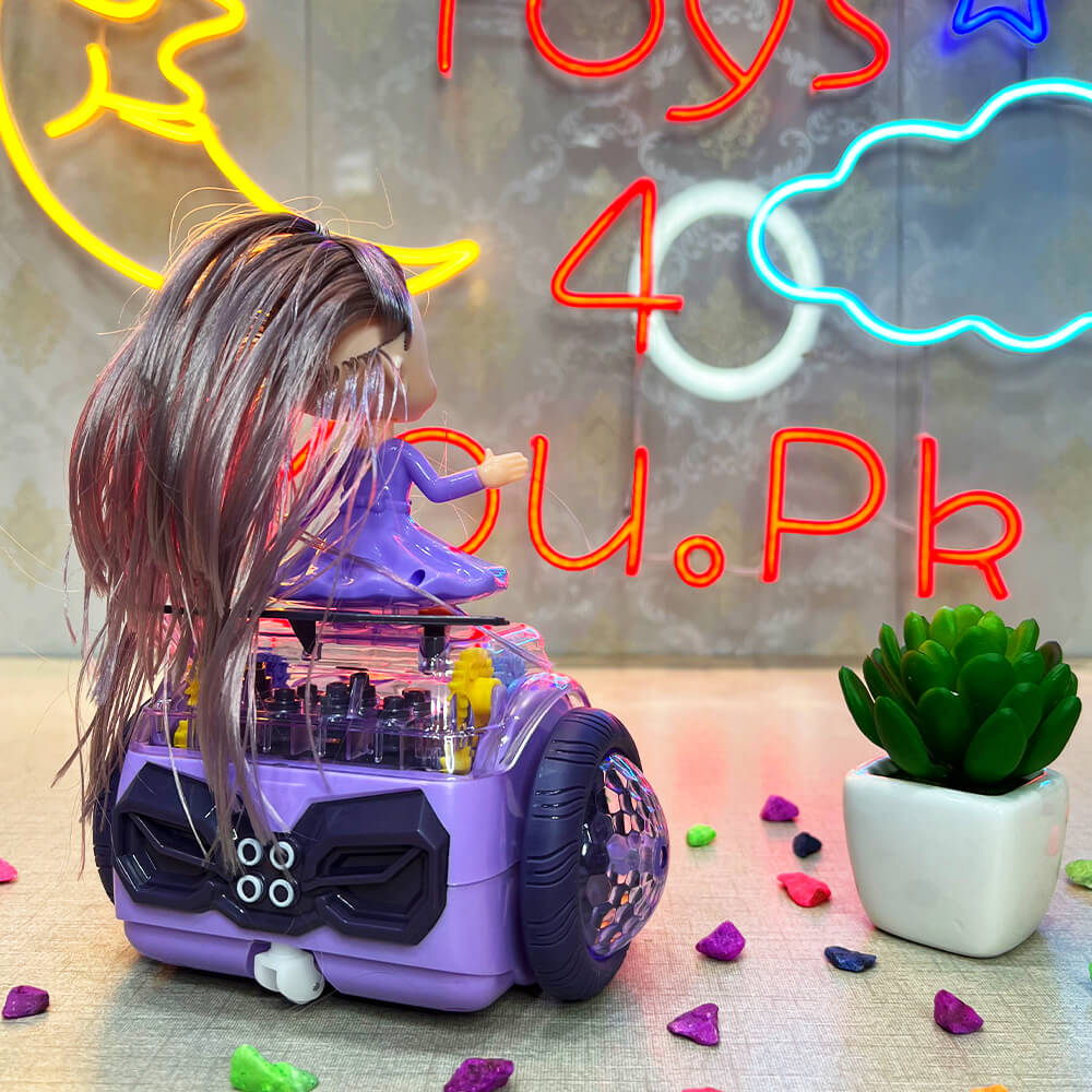 REMOTE CONTROL 360 ROTATING GIRL BALANCING CAR