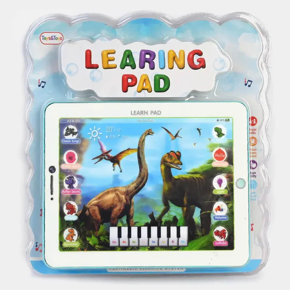 SMART & INTERACTIVE LEARNING PAD WITH LIGHTS & SOUND TOY