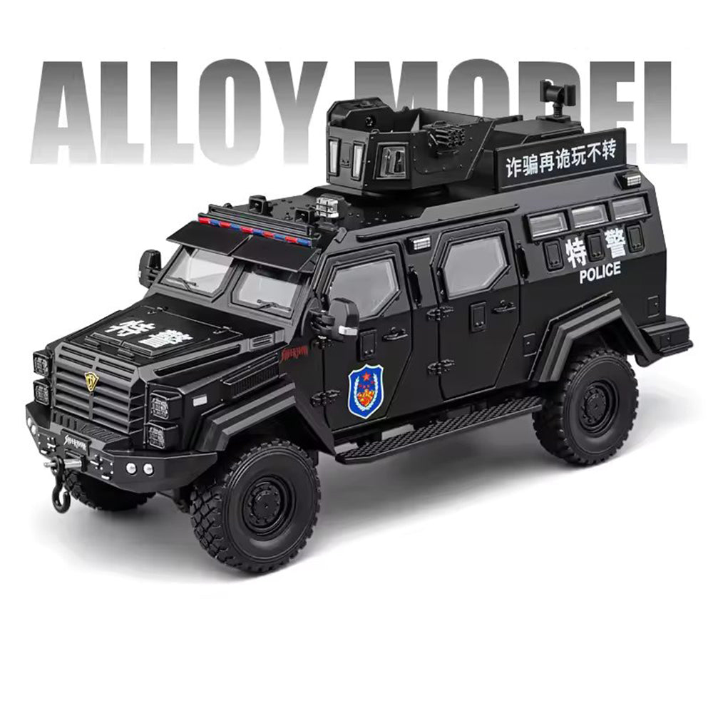 1:24 SWORDTOOTH TIGER POLICE ALLOY DIECAST MODEL