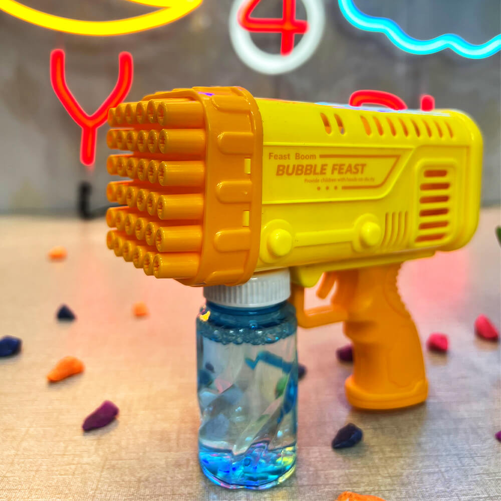 2 IN 1 BAZOOKA BUBBLE GUN