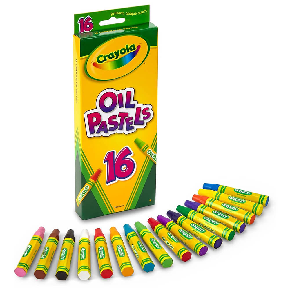 CRAYOLA OIL PASTELS PACK OF 16