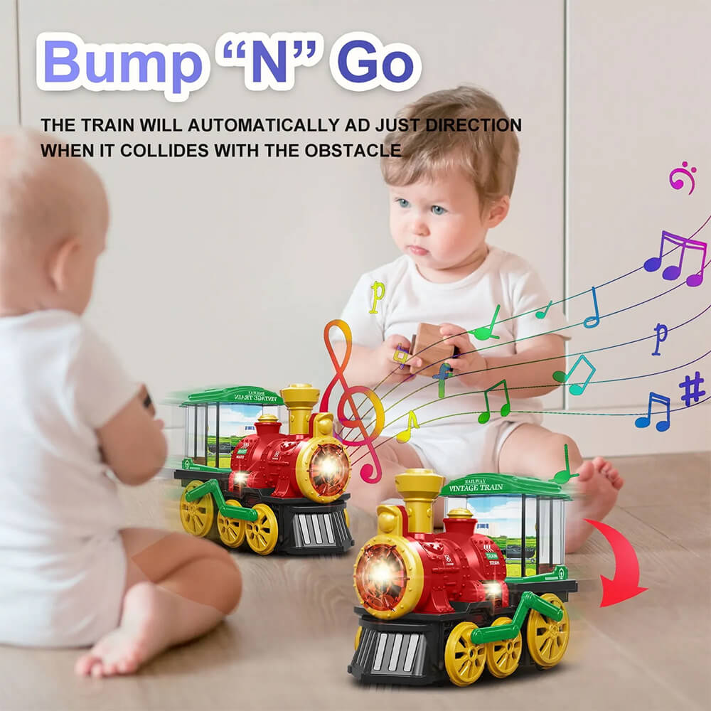 MUSICAL SPRAY ELECTRIC TRAIN TOY