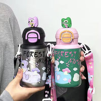 Thumbnail for THERMOS STAINLESS STEEL WATER CUPS WITH STRAW