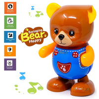 Thumbnail for SWINGING HAPPY BEAR WITH LIGHT & MUSIC