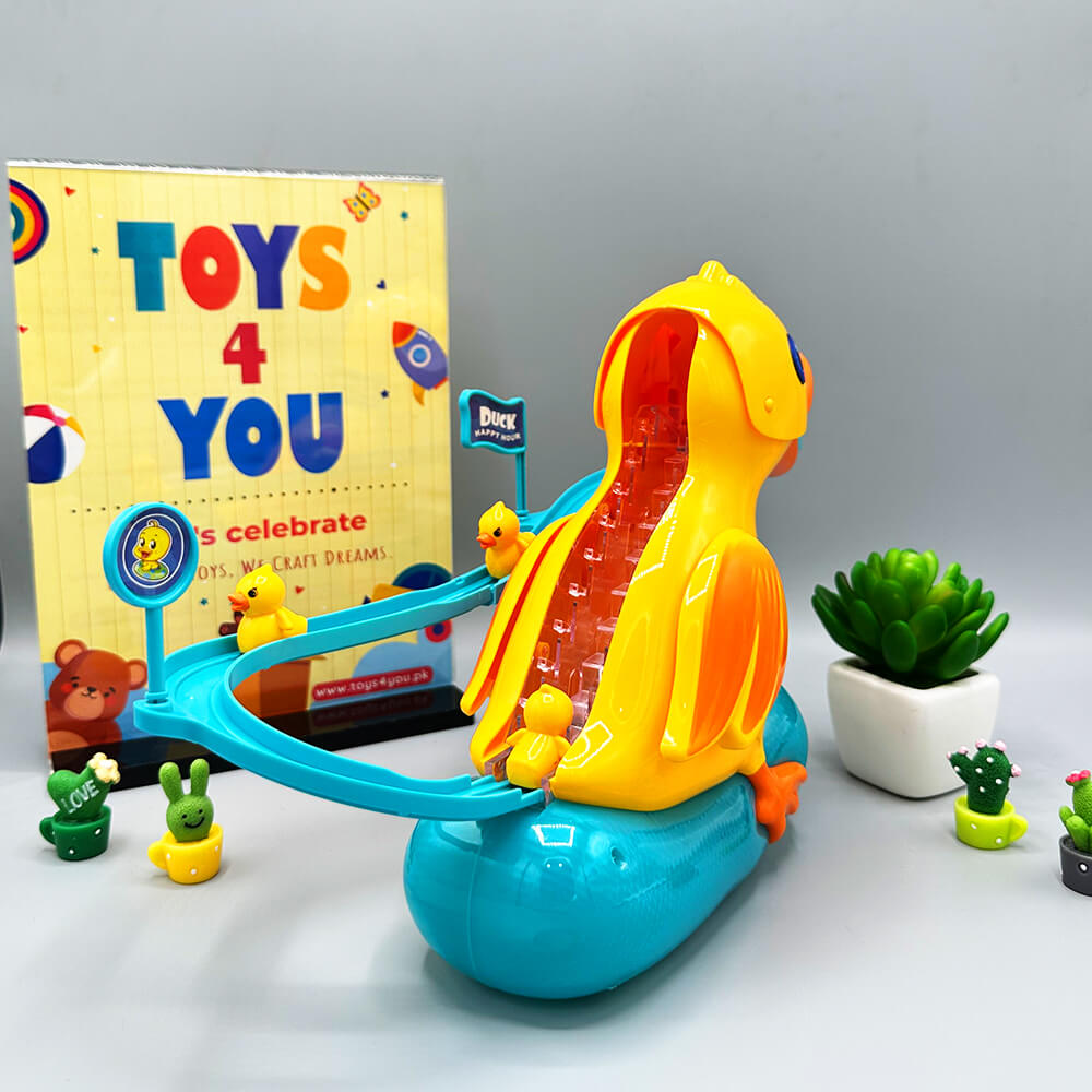 DUCK ELECTRIC TRACK SLIDE TOY