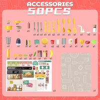 Thumbnail for REALISTIC KITCHEN PLAYSET LIGHTS & SOUNDS WITH LOTS OF KITCHEN ACCESSORIES