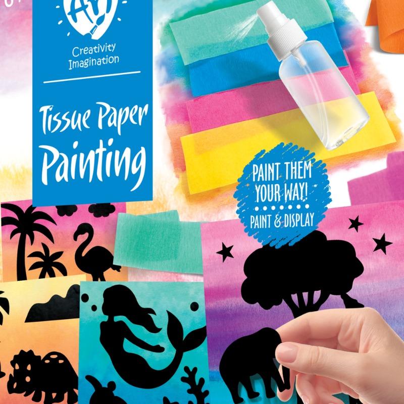 TISSUE PAPER PAINTING