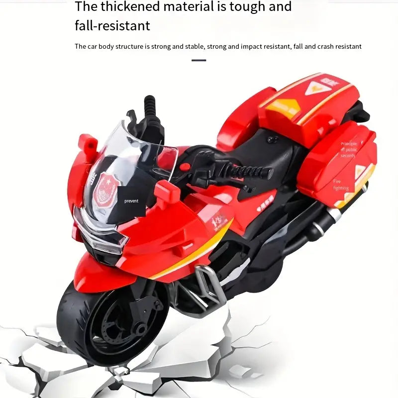 CHILDREN'S TOY  MOTORCYCLE INERTIAL SIMULATION