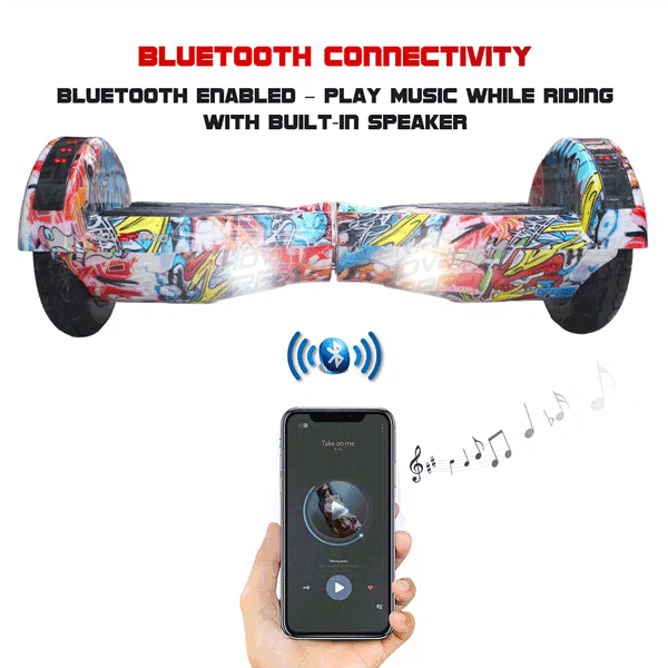 KIDS 8 INCH SMART WHEEL BALANCE WITH BLUETOTH PAINTED COLOR HOVERBOARD