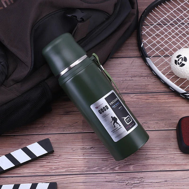 PORTABLE SPORTS VACUUM STAINLESS STEEL WATER BOTTLE