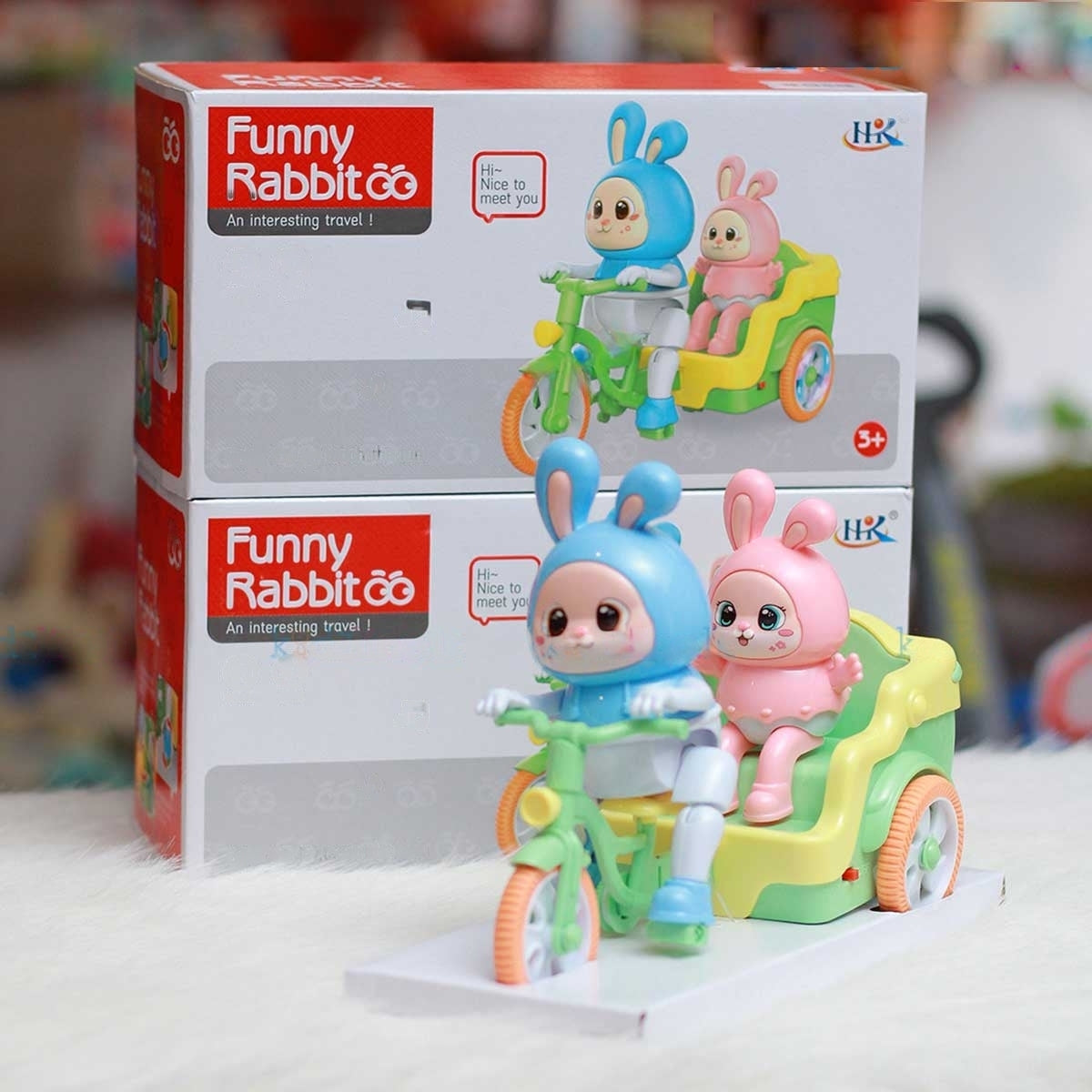 CUTE BUNNY ELECTRIC TRICYCLE WITH LIGHT AND MUSIC