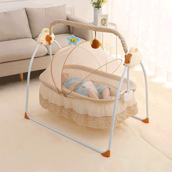 BABY CRADLE ELECTRIC SWING BED WITH REMOTE Toys4you.pk