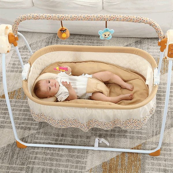 BABY CRADLE ELECTRIC SWING BED WITH REMOTE Toys4you.pk