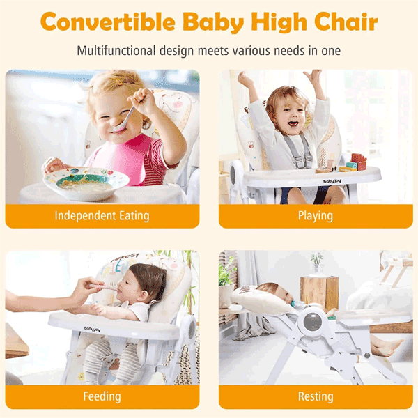 BABY HIGH CHAIR & REST CHAIR WITH HEIGHT ADJUSTABLE