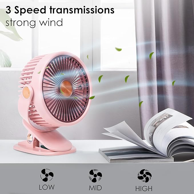 CUTE RECHARGEABLE FAN WITH MOBILE STAND