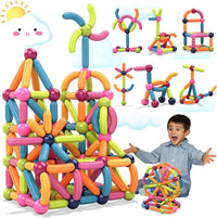 Thumbnail for MAGNETIC STICKS BUILDING BLOCKS - 84PCS