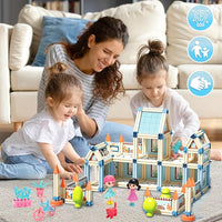 Thumbnail for 3D PRINCESS CASTLE VILLA DOLL HOUSE BUILDING - 233PCS
